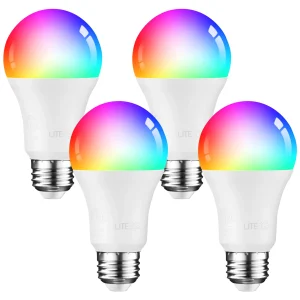 4 Pack Smart WiFi LED A19 Bulb