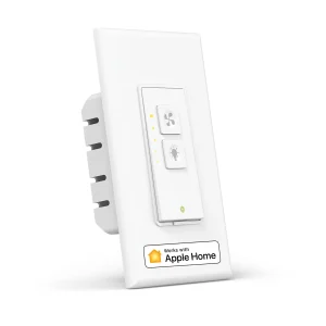 HomeKit WiFi Smart Ceiling Fan & Dimmer Light Switch