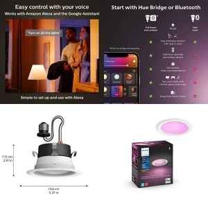 Smart Retrofit Recessed Lighting 4 inch