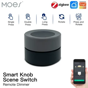 ZigBee Smart Knob Switch Wireless Scene Switch Button Controller