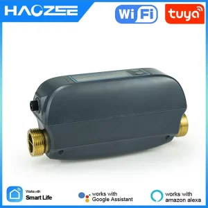 Tuya Smart WiFi Water Shutoff Valve with Water Flow Meter