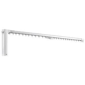 Smart Electric Curtain Track – Adjustable 71-118 Inch Motorized Curtain System with Remote & App Control