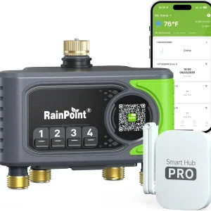 WiFi Sprinkler Timer 4 Zone Outdoor Smart Water Timer